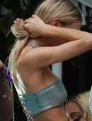 Joy Corrigan in Skimpy Outfit at “Poster Girl” Cruise ’23 Swim Show in South Beach