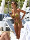Kara del Toro Cleavage and Booty in Tiny Bikini on a Beach in Miami