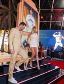 Kate Upton Leggy at MLB Event in Los Angeles