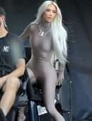 Kim Kardashian Booty in Skin-Tight Outfit in Los Angeles
