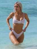 Kim Kardashian Booty in Transparent Wet Bikini on a Beach in Turks and Caicos