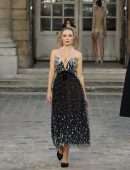 Kimberley Garner Cleavage at Celia Kritharioti Haute Couture F/W 22/23 Show, Paris Fashion Week