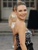 Kimberley Garner Cleavage at Celia Kritharioti Haute Couture F/W 22/23 Show, Paris Fashion Week