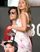Kimberley Garner Leggy at Evian VIP Suite at Wimbledon in London