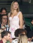 Kimberley Garner Leggy at Evian VIP Suite at Wimbledon in London