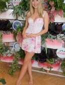 Kimberley Garner Leggy at Evian VIP Suite at Wimbledon in London