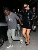 Kylie Jenner Night Out Style at Craig's in West Hollywood