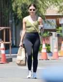 Lucy Hale in Leggings, Out with a Friend in Studio City