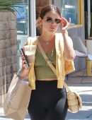 Lucy Hale in Leggings, Out with a Friend in Studio City