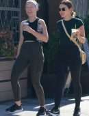Lucy Hale in Leggings, Out in Studio City