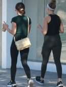 Lucy Hale in Leggings, Out in Studio City