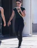 Lucy Hale in Leggings, Out in Studio City