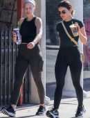 Lucy Hale in Leggings, Out in Studio City