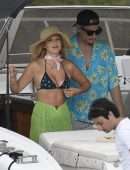 Millie Bobby Brown on a Boat in Sardinia with her Boyfriend