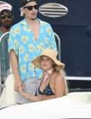 Millie Bobby Brown on a Boat in Sardinia with her Boyfriend