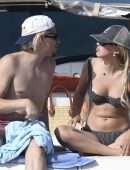 Millie Bobby Brown - Booty on a Boat in Sardinia with her Boyfriend Jake Bongiovi