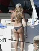 Millie Bobby Brown - Booty on a Boat in Sardinia with her Boyfriend Jake Bongiovi