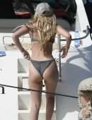 Millie Bobby Brown - Booty on a Boat in Sardinia with her Boyfriend Jake Bongiovi