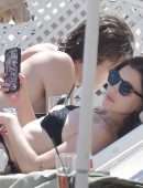 Rainey Qualley Booty in a Bikini in Paraggi at the Eight Baths on Portofino