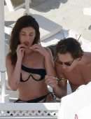 Rainey Qualley Booty in a Bikini in Paraggi at the Eight Baths on Portofino
