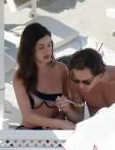 Rainey Qualley Booty in a Bikini in Paraggi at the Eight Baths on Portofino
