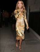 Rita Ora Cleavage at Vas J Morgan’s Pride Party in London