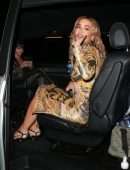 Rita Ora Cleavage at Vas J Morgan’s Pride Party in London