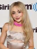 Sabrina Carpenter Leggy at SiriusXM in NYC