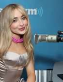 Sabrina Carpenter Leggy at SiriusXM in NYC