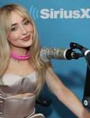 Sabrina Carpenter Leggy at SiriusXM in NYC