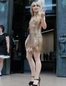 Sabrina Carpenter at Paco Rabanne Spring/Summer 2023 Show, Paris Fashion Week