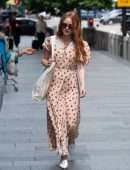Sadie Sink in a Flower Printed Dress, Outside the Today Show in NYC