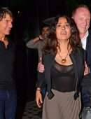 Salma Hayek and Tom Cruise, Leaving Amazonico in London