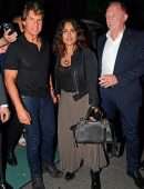 Salma Hayek and Tom Cruise, Leaving Amazonico in London
