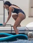 Sarah Hyland and Vanessa Hudgens in Swimsuit at a Bachelorette Party in Punta Mita
