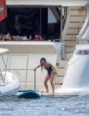 Sarah Hyland and Vanessa Hudgens in Swimsuit at a Bachelorette Party in Punta Mita
