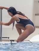 Sarah Hyland and Vanessa Hudgens in Swimsuit at a Bachelorette Party in Punta Mita