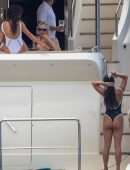 Sarah Hyland and Vanessa Hudgens in Swimsuit at a Bachelorette Party in Punta Mita