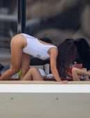 Sarah Hyland and Vanessa Hudgens in Swimsuit at a Bachelorette Party in Punta Mita