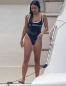 Sarah Hyland and Vanessa Hudgens in Swimsuit at a Bachelorette Party in Punta Mita