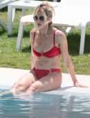 Sarah Jayne Dunn Booty at Poolside in Marbella