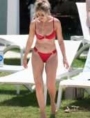 Sarah Jayne Dunn Booty at Poolside in Marbella