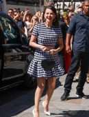 Selena Gomez Leggy, Outside Sephora in Paris