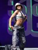 Tinashe Cleavage while Performing Live at 2022 Lollapalooza in Chicago