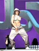 Tinashe Cleavage while Performing Live at 2022 Lollapalooza in Chicago