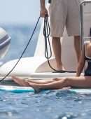 Vanessa Hudgens Leggy on a Yacht off Punta Mita