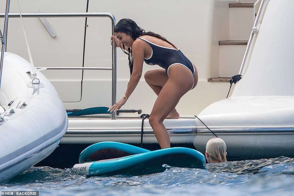 Vanessa Hudgens Leggy on a Yacht off Punta Mita