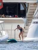 Vanessa Hudgens Leggy on a Yacht off Punta Mita
