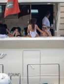 Vanessa Hudgens Leggy on a Yacht off Punta Mita