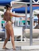 Vanessa Hudgens and Stella Hudgens Booty in Bikini in Italy